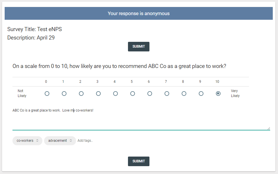 eNPS Survey